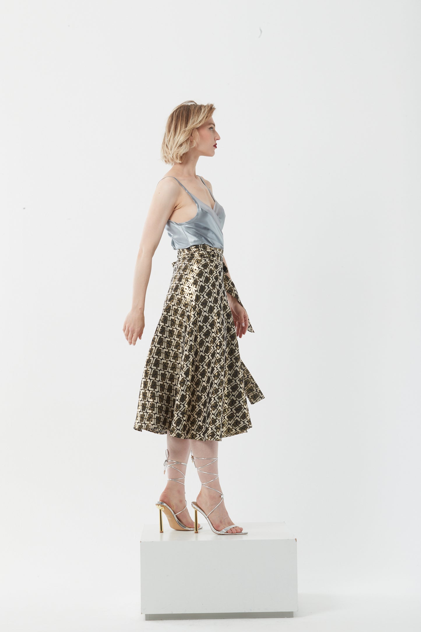 Brocade Iris Skirt