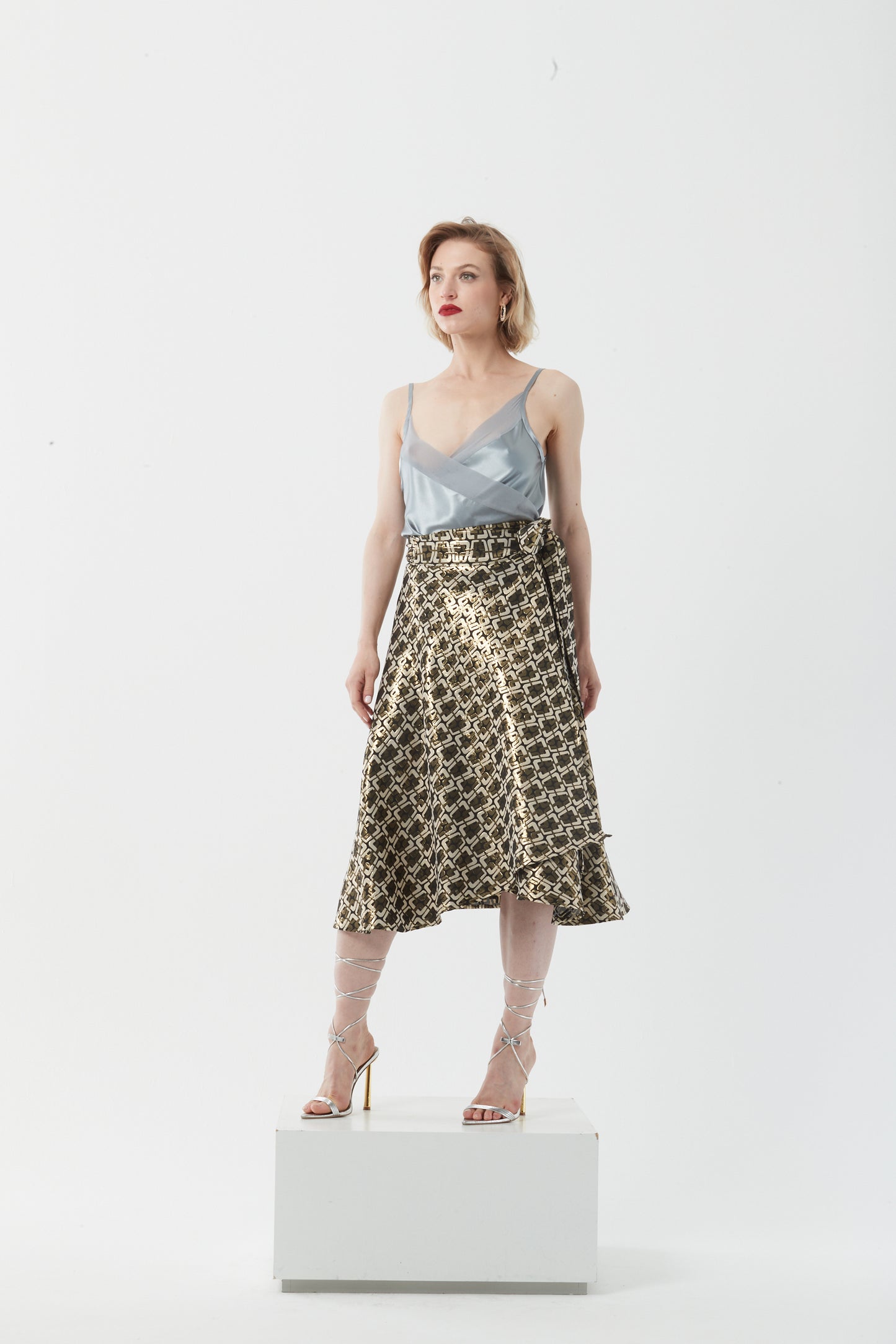 Brocade Iris Skirt